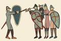 Norman Soldiers medieval style (Computer) artwork